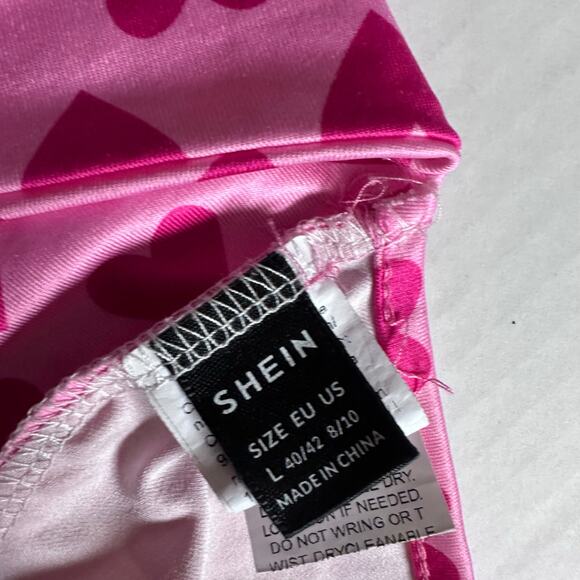 Juniors SHEIN heart tie cropped tops 2-pack size large Rue - Picture 6 of 7